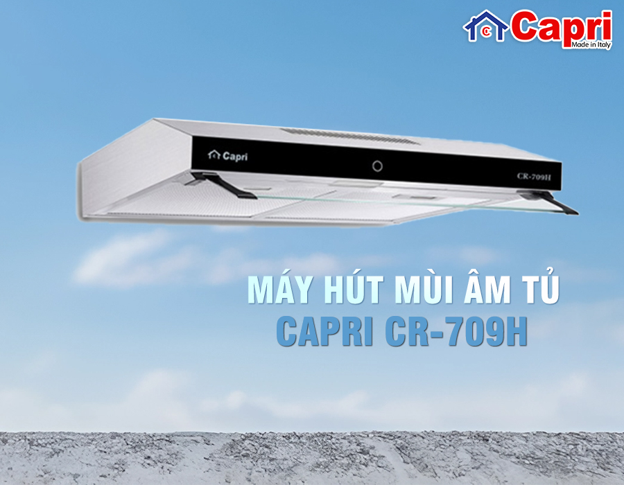 Máy hút mùi âm tủ cổ điển Capri CR-709H